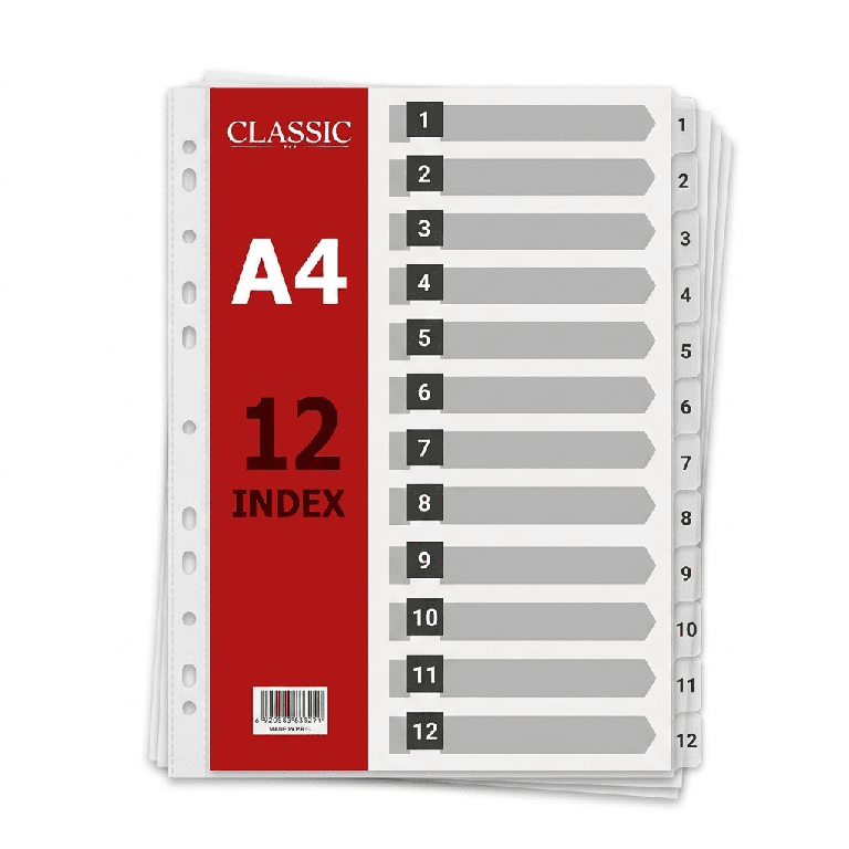Classic Grey Divider 1-12